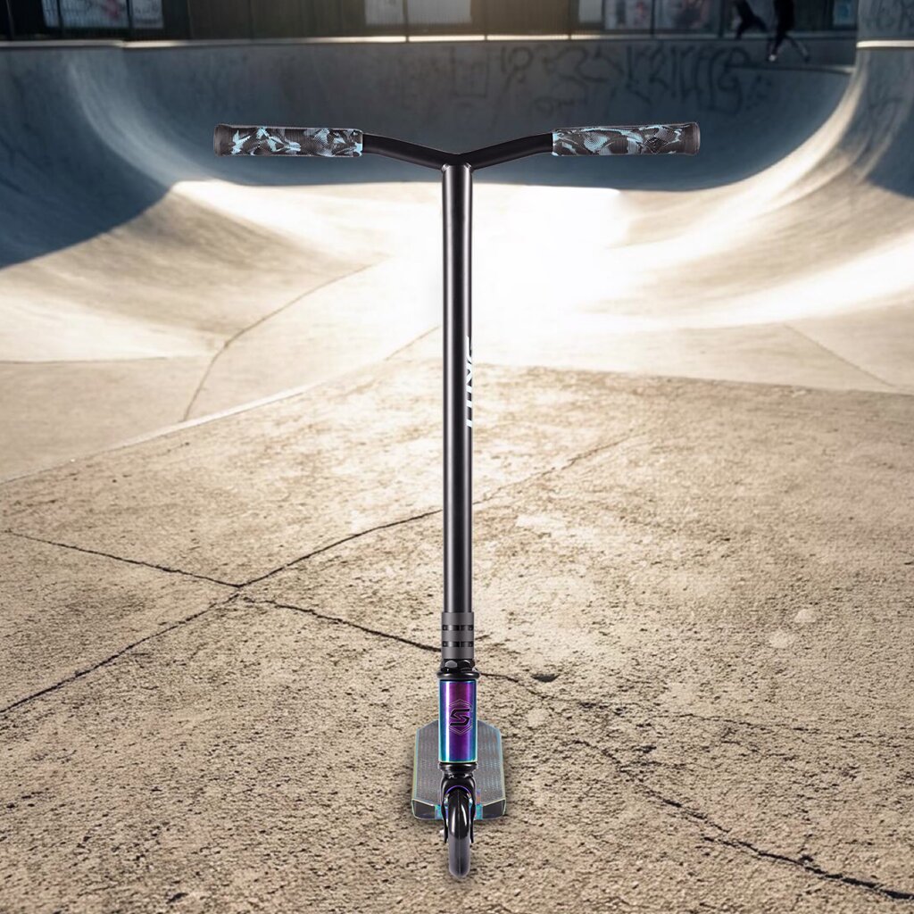 SKITT Freestyle koloběžka ICON Rainbow lifestyle koloběžka zepředu